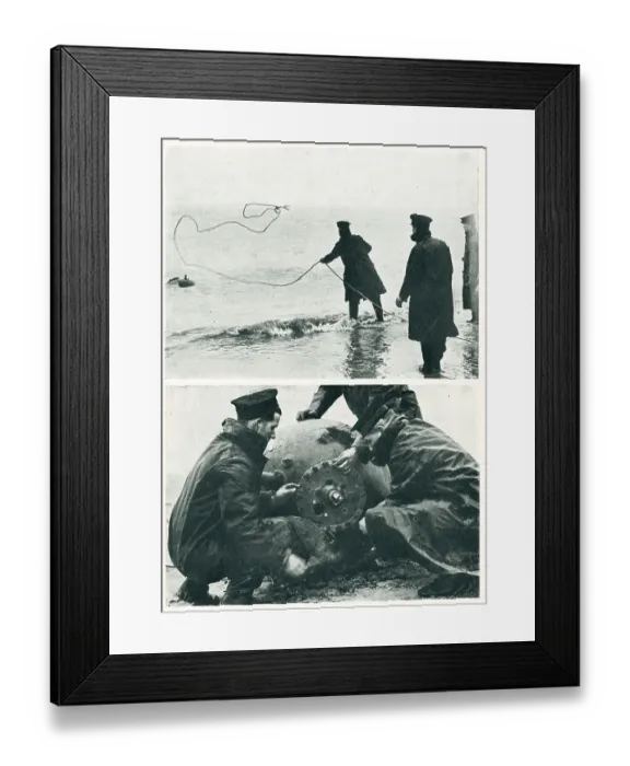 Framed Print : WW2 - Merchant Mine Disposal Framed Print : WW2 - Merchant Mine Disposal