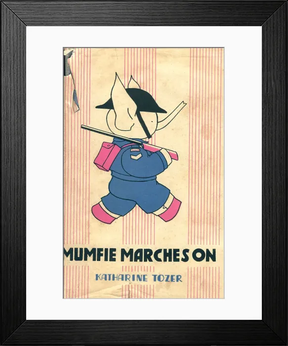 Framed Print : WW2 - Mumfie Marches On Framed Print : WW2 - Mumfie Marches On