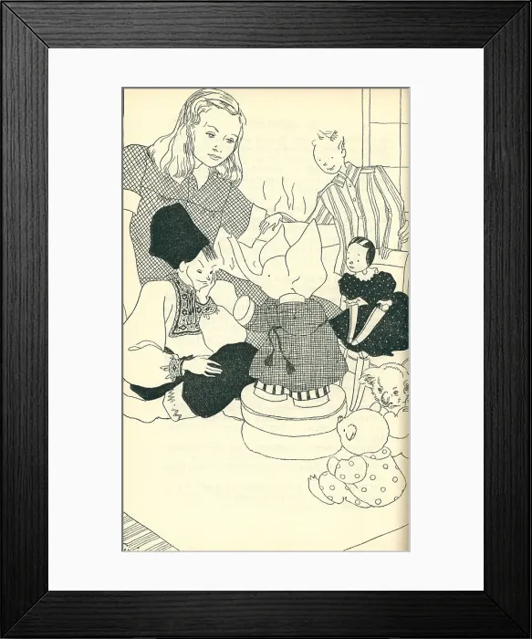 Framed Print : WW2 - Mumfie Marches On Framed Print : WW2 - Mumfie Marches On