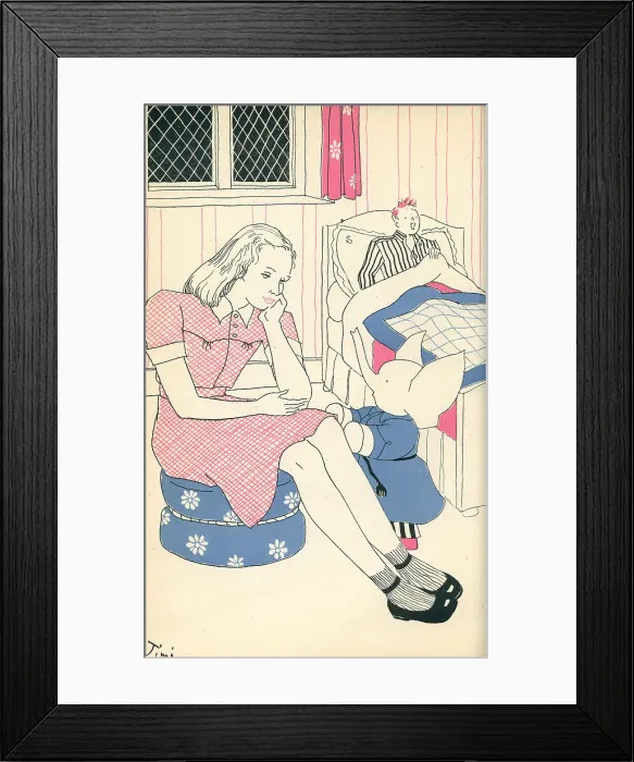 Framed Print : WW2 - Mumfie Marches On Framed Print : WW2 - Mumfie Marches On