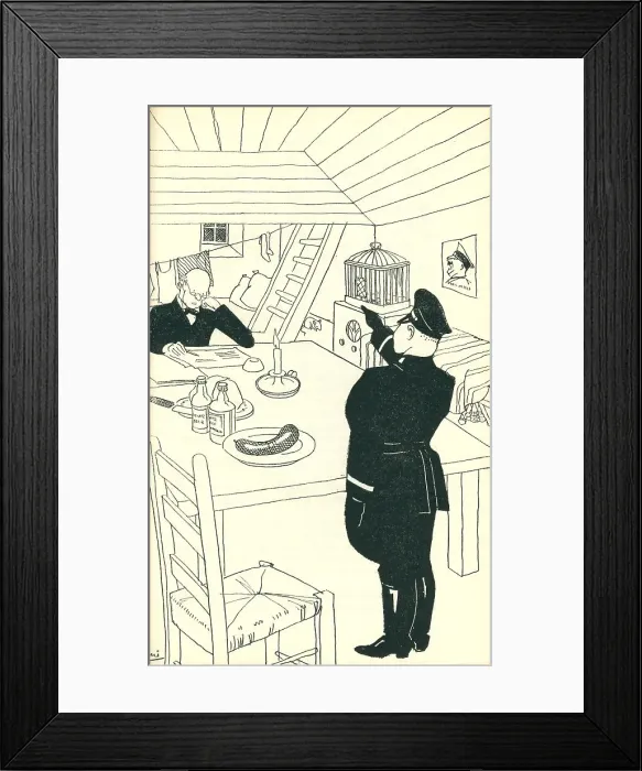 Framed Print : WW2 - Mumfie Marches On Framed Print : WW2 - Mumfie Marches On