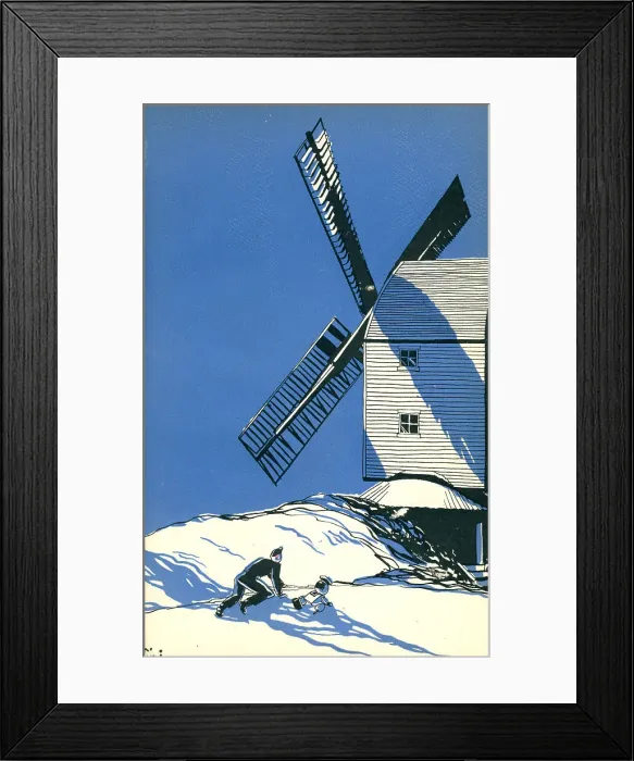 Framed Print : WW2 - Mumfie Marches On, The Windmill Framed Print : WW2 - Mumfie Marches On, The Windmill