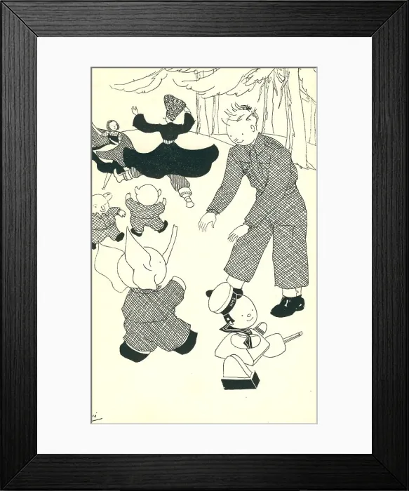 Framed Print : WW2 - Mumfie Marches On Framed Print : WW2 - Mumfie Marches On