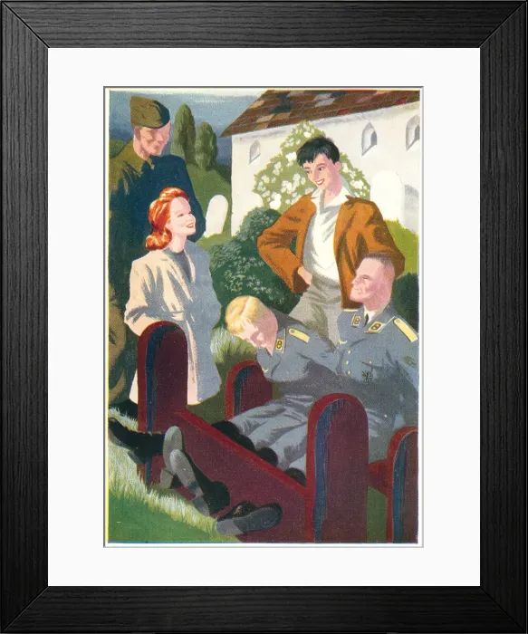Framed Print : WW2 - Stuck In Stocks Framed Print : WW2 - Stuck In Stocks