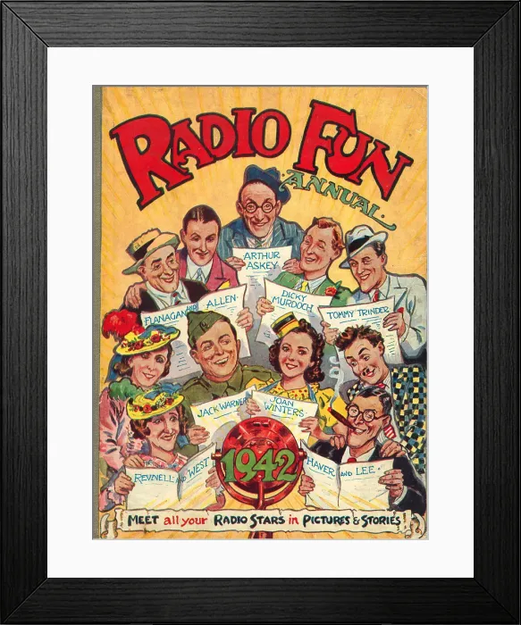 Framed Print : WW2 - Radio Fun Annual 1942 Framed Print : WW2 - Radio Fun Annual 1942