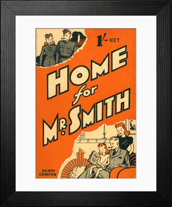 Framed Print : WW2 - Home For Mr. Smith Framed Print : WW2 - Home For Mr. Smith