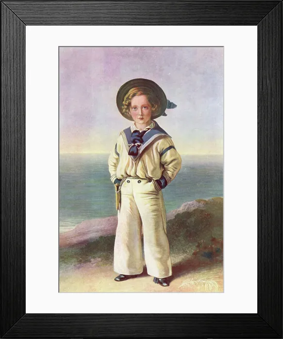 Framed Print : King Edward VII at the age of Seven Framed Print : King Edward VII at the age of Seven