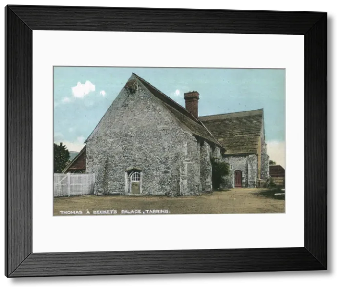 Framed Print : Archbishop Thomas A Becket's Palace, Tarring, West Sussex Framed Print : Archbishop Thomas A Becket's Palace, Tarring, West Sussex