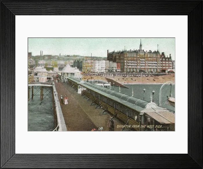 Framed Print : Brighton from the West Pier, Sussex Framed Print : Brighton from the West Pier, Sussex