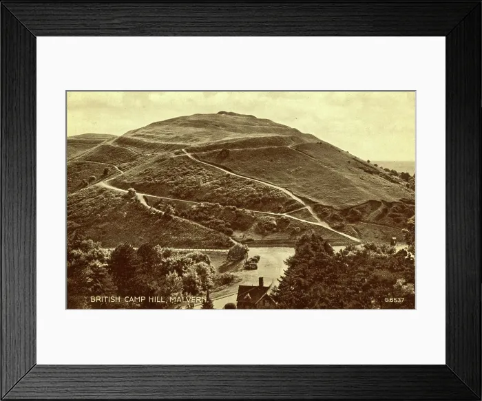 Framed Print : British Camp Hill, Iron Age Hill Fort, Malvern, Herefordshir Framed Print : British Camp Hill, Iron Age Hill Fort, Malvern, Herefordshir