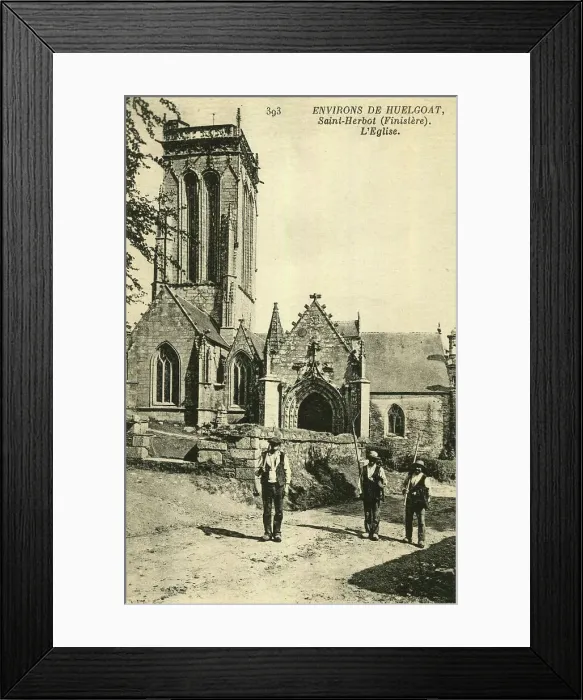 Framed Print : Church of Saint Herbot, Finistere, Brittany, Northern France Framed Print : Church of Saint Herbot, Finistere, Brittany, Northern France