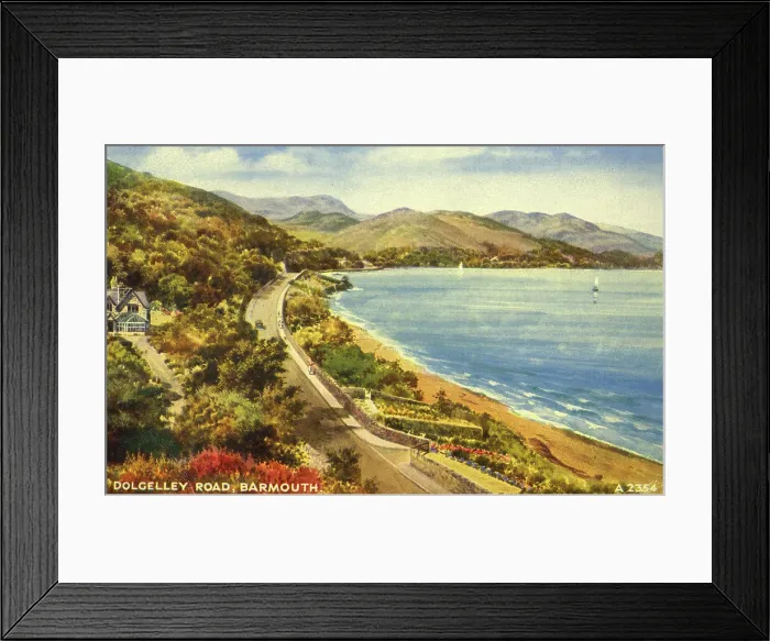 Framed Print : Dolgelley Road, Barmouth, Wales Framed Print : Dolgelley Road, Barmouth, Wales