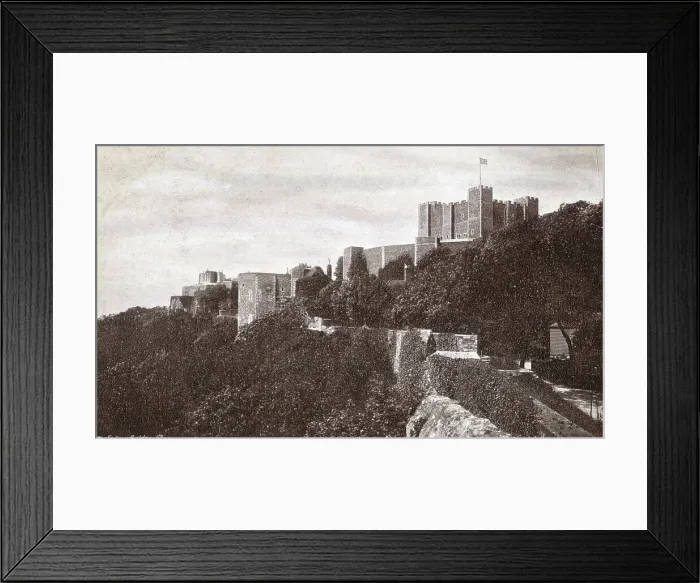 Framed Print : Dover Castle from the top of Hirst Tower, Kent Framed Print : Dover Castle from the top of Hirst Tower, Kent