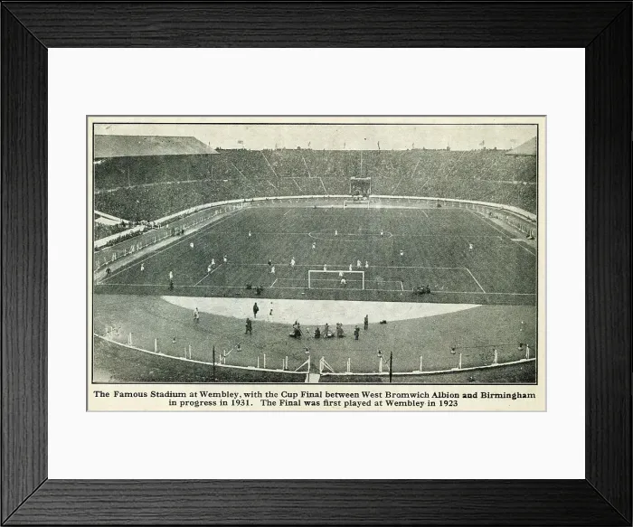 Framed Print : FA Cup Final, West Bromwich Albion v Birmingham City Framed Print : FA Cup Final, West Bromwich Albion v Birmingham City