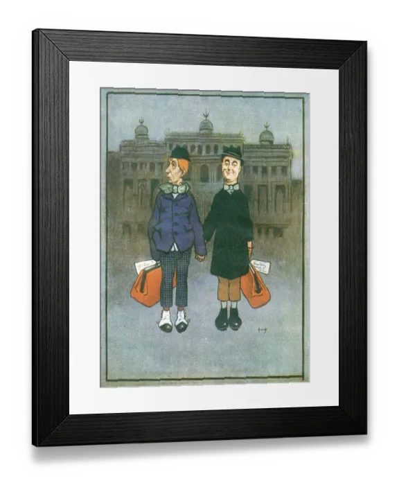Framed Print : George Robey and Alfred Lester in The Bing Boys are here Framed Print : George Robey and Alfred Lester in The Bing Boys are here