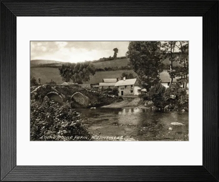 Framed Print : Lorna Doone Farm, Malmsmead, Exmoor, Devon Framed Print : Lorna Doone Farm, Malmsmead, Exmoor, Devon