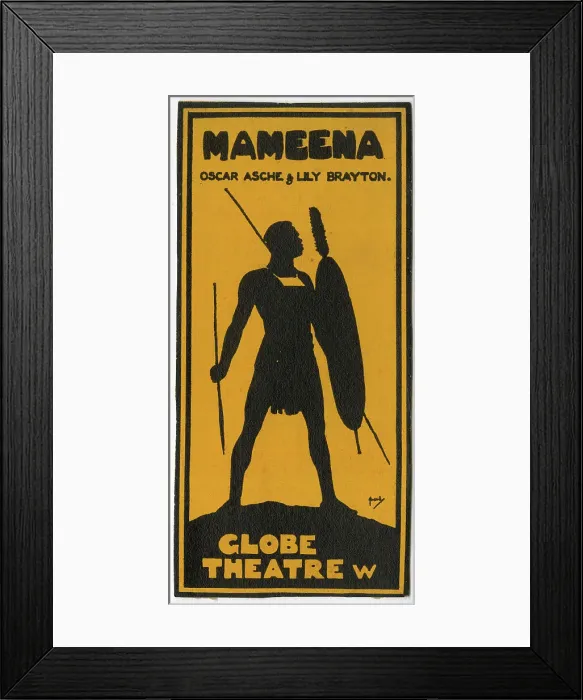 Framed Print : Mameena at the Globe Theatre, London Framed Print : Mameena at the Globe Theatre, London