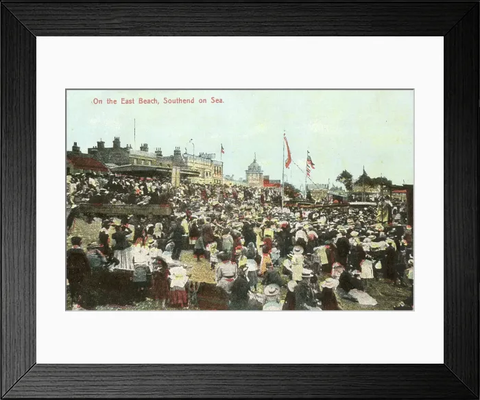 Framed Print : On the East Beach, Southend on Sea, Essex Framed Print : On the East Beach, Southend on Sea, Essex