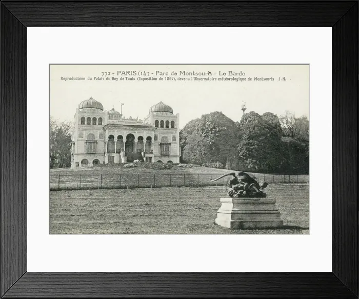 Framed Print : Parc de Montsouris, Le Bardo, Paris, France Framed Print : Parc de Montsouris, Le Bardo, Paris, France