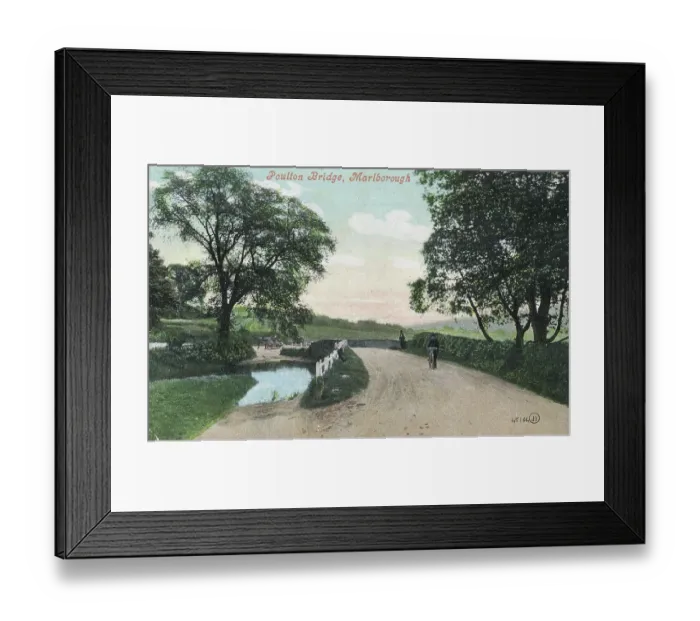 Framed Print : Poulton Bridge, Marlborough, Wiltshire Framed Print : Poulton Bridge, Marlborough, Wiltshire