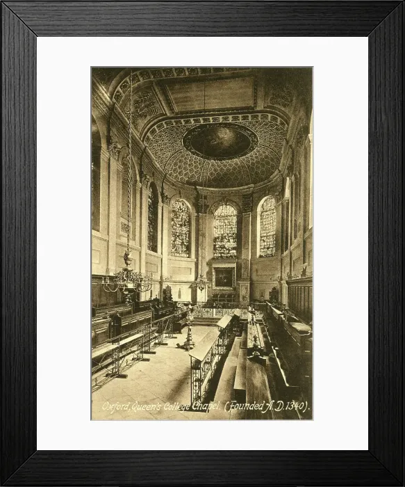 Framed Print : Queen's College Chapel, Oxford Framed Print : Queen's College Chapel, Oxford