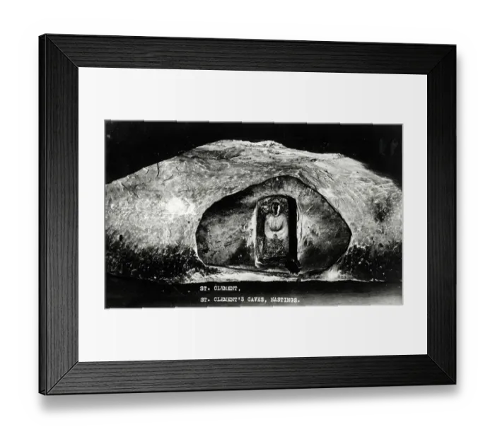 Framed Print : St Clement, St Clement's Caves, Hastings, Sussex Framed Print : St Clement, St Clement's Caves, Hastings, Sussex
