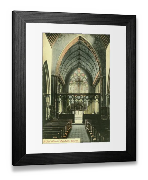 Framed Print : St Paul's Church, West Street, Brighton, Sussex Framed Print : St Paul's Church, West Street, Brighton, Sussex