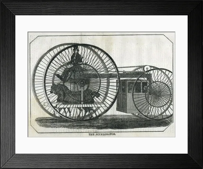 Framed Print : The Accelerator Velocipede Framed Print : The Accelerator Velocipede
