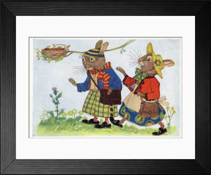 Framed Print : The Bunnies spot the wrens nest Framed Print : The Bunnies spot the wrens nest