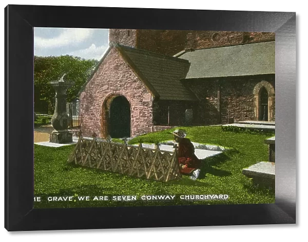 The Grave, We Are Seven, Conwy churchyard, Wales