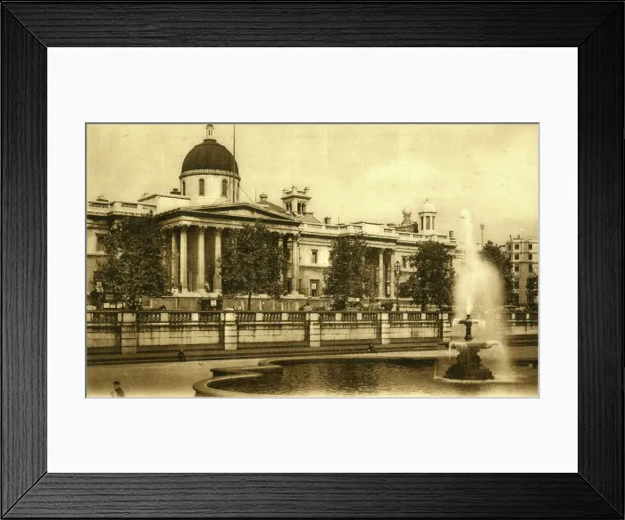 Framed Print : The National Gallery, Trafalgar Square, London Framed Print : The National Gallery, Trafalgar Square, London