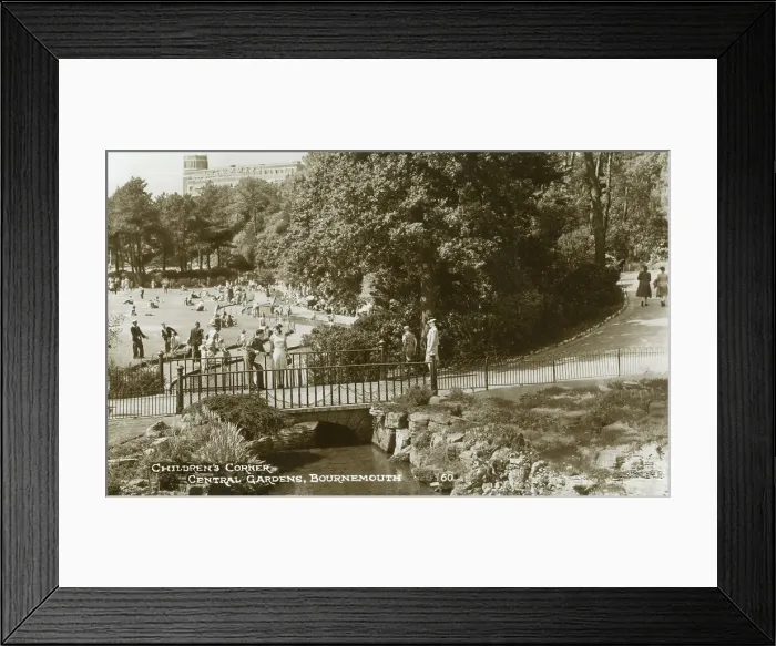 Framed Print : Children's Corner, Central Gardens, Bournemouth Framed Print : Children's Corner, Central Gardens, Bournemouth