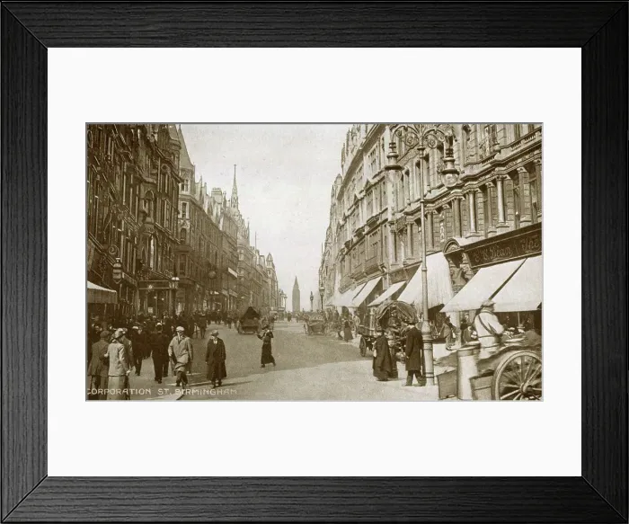 Framed Print : Corporation Street, Birmingham Framed Print : Corporation Street, Birmingham