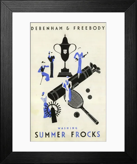 Framed Print : Debenham and Freebody fashion catalogue Framed Print : Debenham and Freebody fashion catalogue
