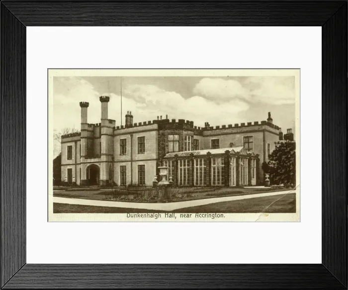 Framed Print : Dunkenhalgh Hall, near Accrington, Lancashire Framed Print : Dunkenhalgh Hall, near Accrington, Lancashire