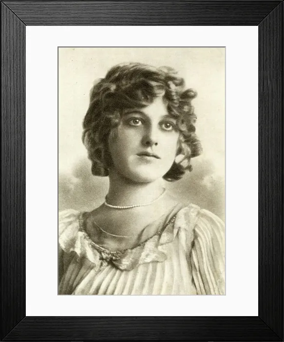Framed Print : Ella Hall, actress in The Master Key Framed Print : Ella Hall, actress in The Master Key