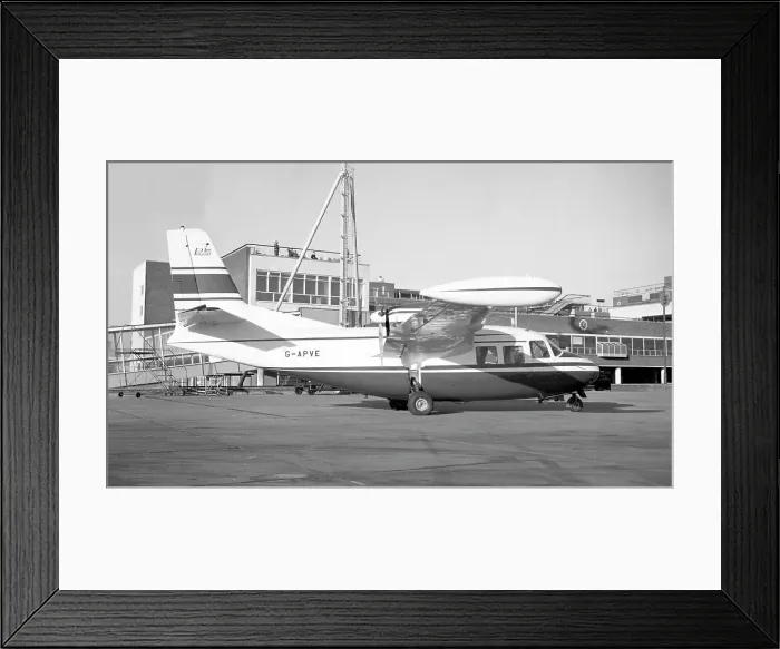 Framed Print : Piaggio P. 166AL. 1 G-APVE Framed Print : Piaggio P. 166AL. 1 G-APVE