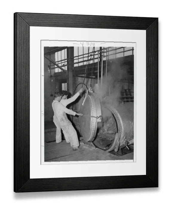 Framed Print : Vidal process autoclave Framed Print : Vidal process autoclave