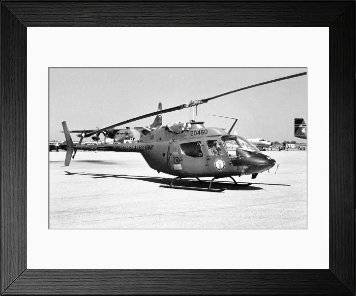 Framed Print : Bell OH-58A Kiowa 71-20460 Framed Print : Bell OH-58A Kiowa 71-20460