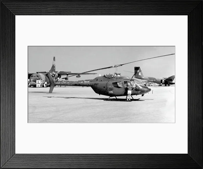 Framed Print : Bell OH-58A Kiowa 71-20460 Framed Print : Bell OH-58A Kiowa 71-20460
