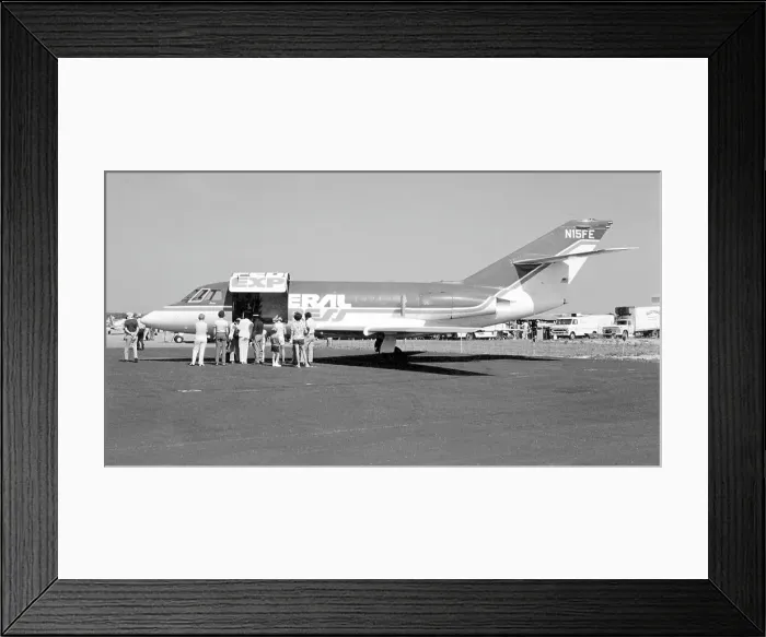 Framed Print : Dassault Falcon 20DC N15FE Framed Print : Dassault Falcon 20DC N15FE