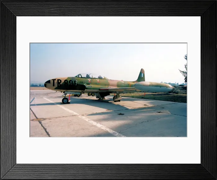 Framed Print : Lockheed T-33A Shooting Star 52805 Framed Print : Lockheed T-33A Shooting Star 52805