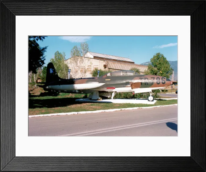 Framed Print : Lockheed T-33A Shooting Star 35786 Framed Print : Lockheed T-33A Shooting Star 35786
