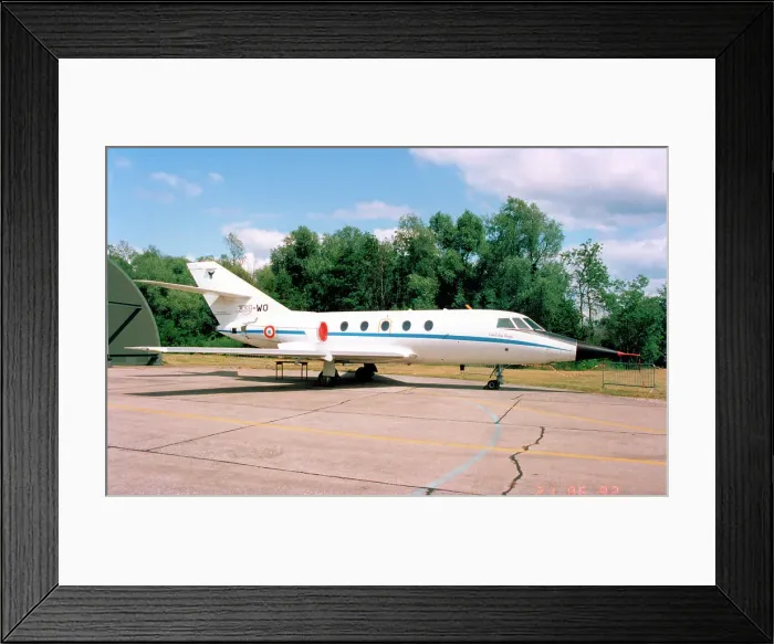 Framed Print : Dassault Falcon 20F 483 - 339-WO Framed Print : Dassault Falcon 20F 483 - 339-WO