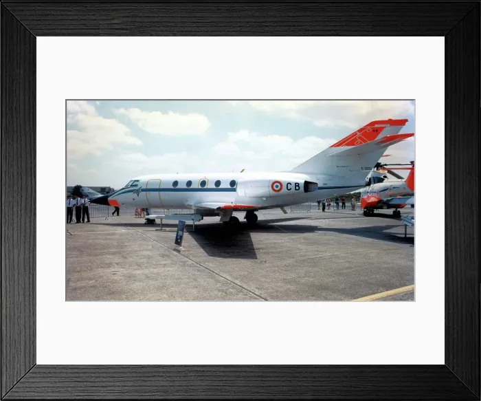 Framed Print : Dassault Falcon 20SNR 96 - CB - F-ZACB Framed Print : Dassault Falcon 20SNR 96 - CB - F-ZACB