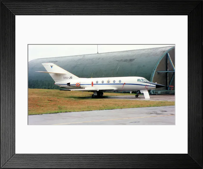 Framed Print : Dassault Falcon 20SNA 339-JG Framed Print : Dassault Falcon 20SNA 339-JG