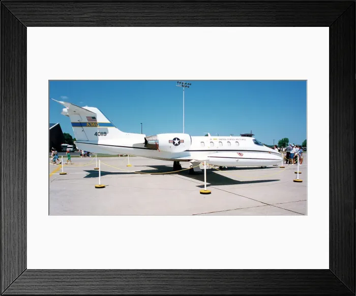 Framed Print : Gates Learjet C-21A 84-0119 Framed Print : Gates Learjet C-21A 84-0119