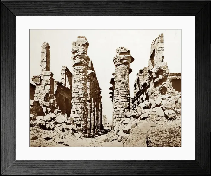 Framed Print : Hall of Columns, Great Hypostyle, Karnak, Egypt Framed Print : Hall of Columns, Great Hypostyle, Karnak, Egypt