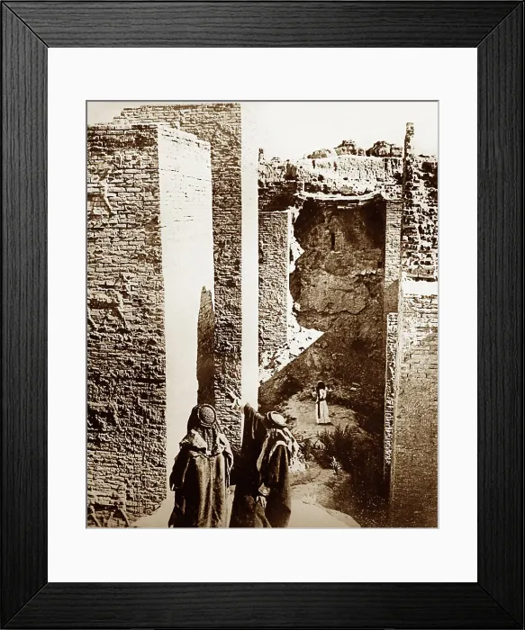 Framed Print : Gate of Ishtar, Babylon, Iraq, Victorian period Framed Print : Gate of Ishtar, Babylon, Iraq, Victorian period