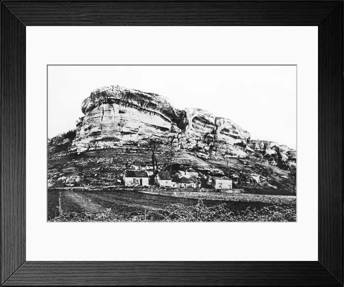 Framed Print : Font-de-Gaume Caves, Victorian period Framed Print : Font-de-Gaume Caves, Victorian period